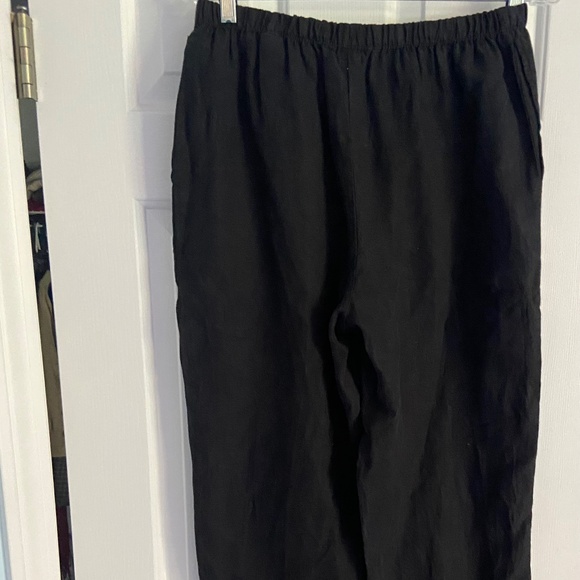 Vintage 100%  linen pants with side pockets, size M. New with tags - Picture 1 of 4